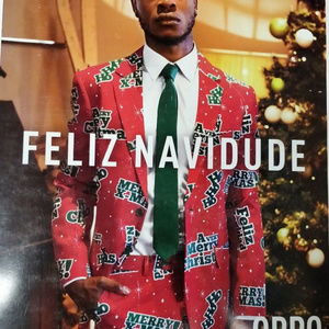 OPPO Suits Feliz Navidude Men US 44 Red